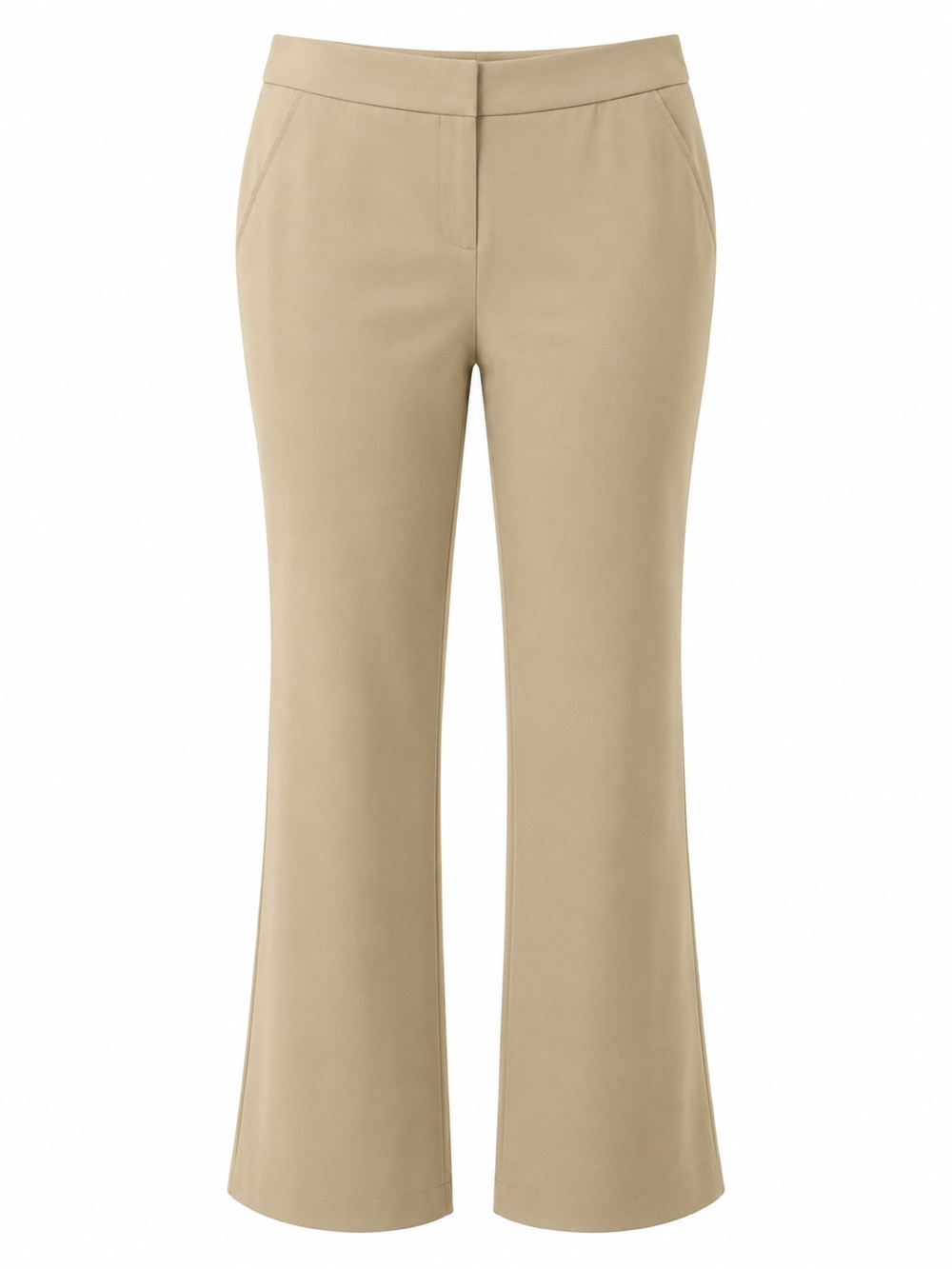 Women’s Tailored Flare Pants in Khaki